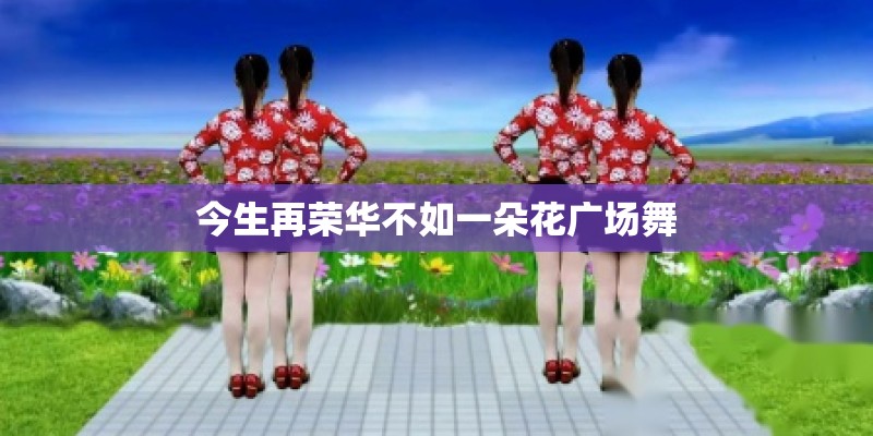 今生再荣华不如一朵花广场舞 今生再荣华不如一朵花广场舞