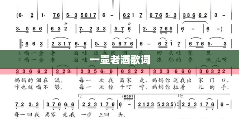 一壶老酒歌词