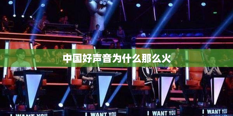 中国好声音为什么那么火 中国好声音为什么那么火