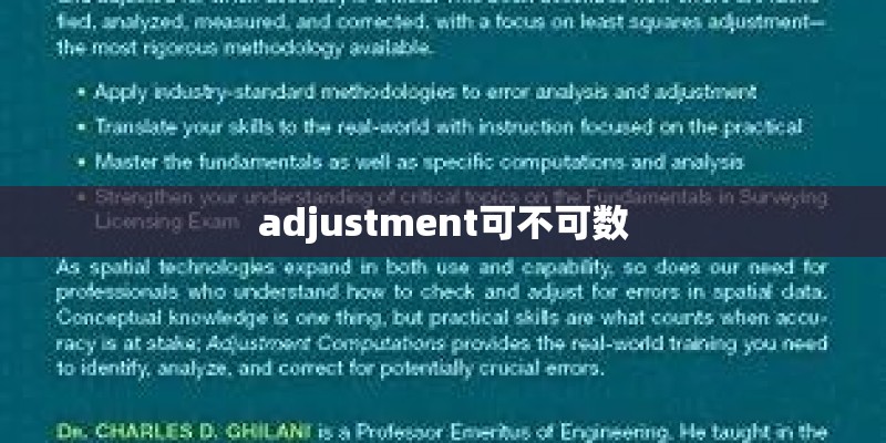 adjustment可不可数 adjustment可不可数