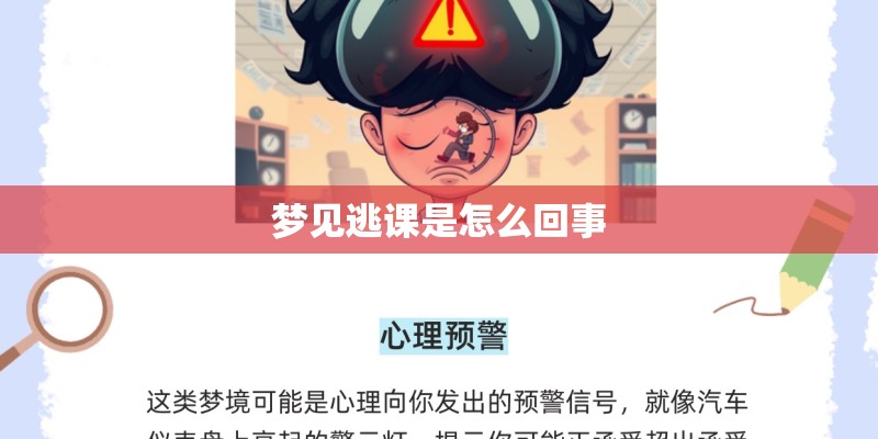梦见逃课是怎么回事